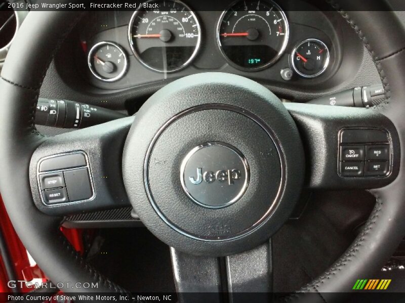 Firecracker Red / Black 2016 Jeep Wrangler Sport
