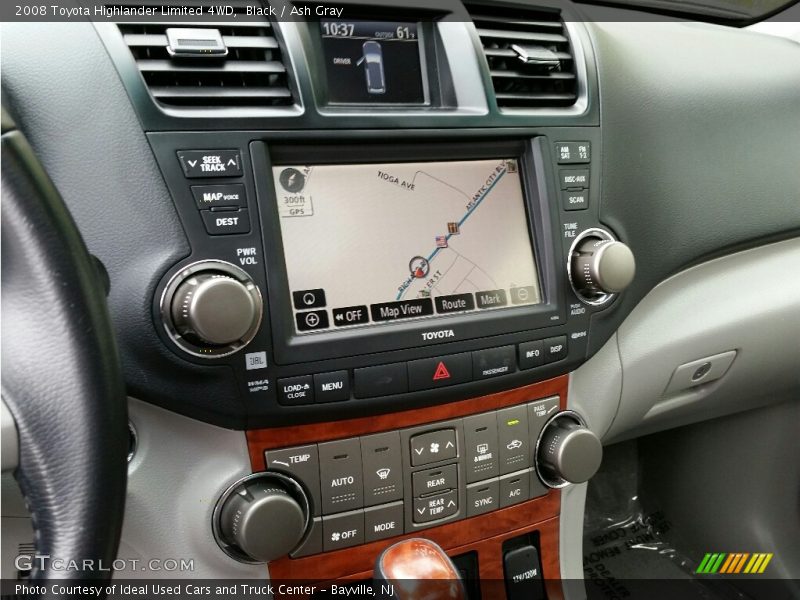 Black / Ash Gray 2008 Toyota Highlander Limited 4WD