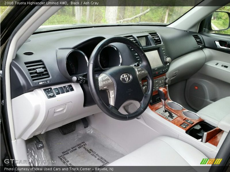 Black / Ash Gray 2008 Toyota Highlander Limited 4WD
