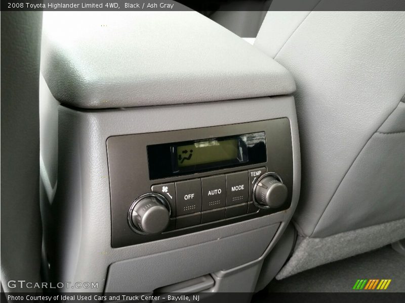 Black / Ash Gray 2008 Toyota Highlander Limited 4WD