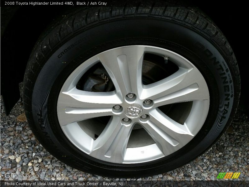 Black / Ash Gray 2008 Toyota Highlander Limited 4WD