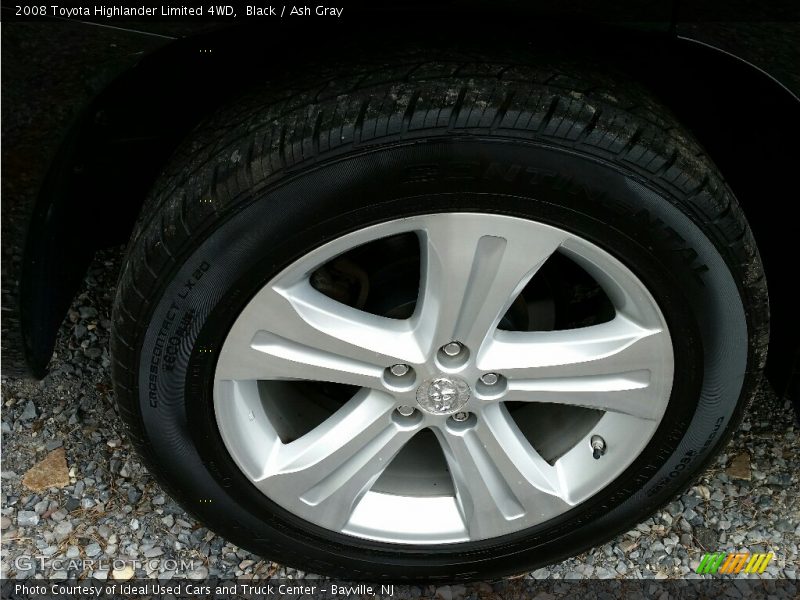 Black / Ash Gray 2008 Toyota Highlander Limited 4WD