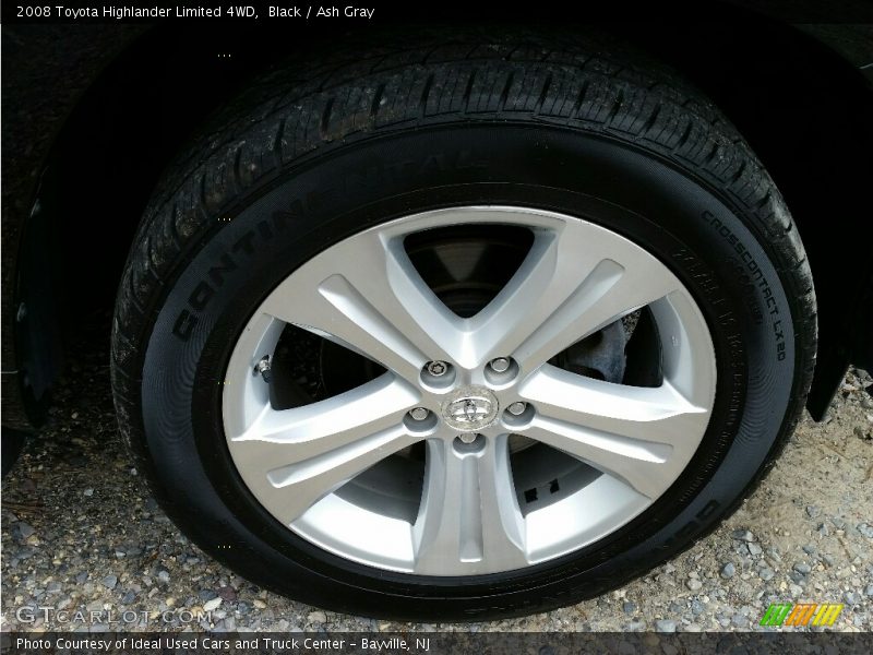 Black / Ash Gray 2008 Toyota Highlander Limited 4WD