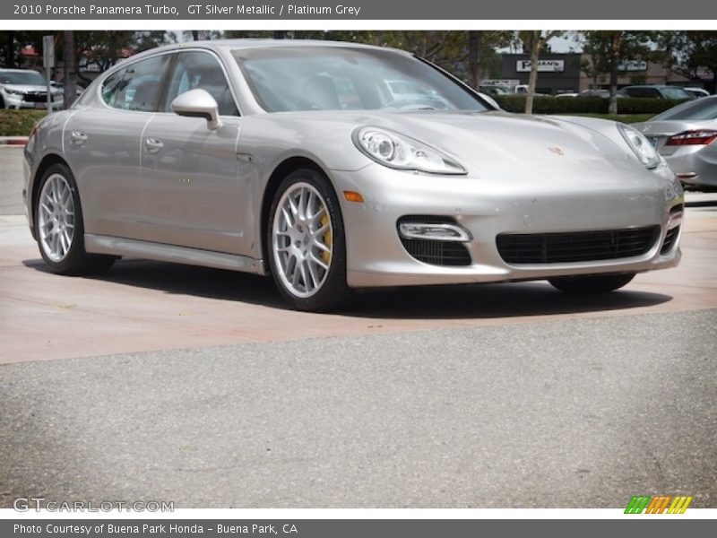 GT Silver Metallic / Platinum Grey 2010 Porsche Panamera Turbo