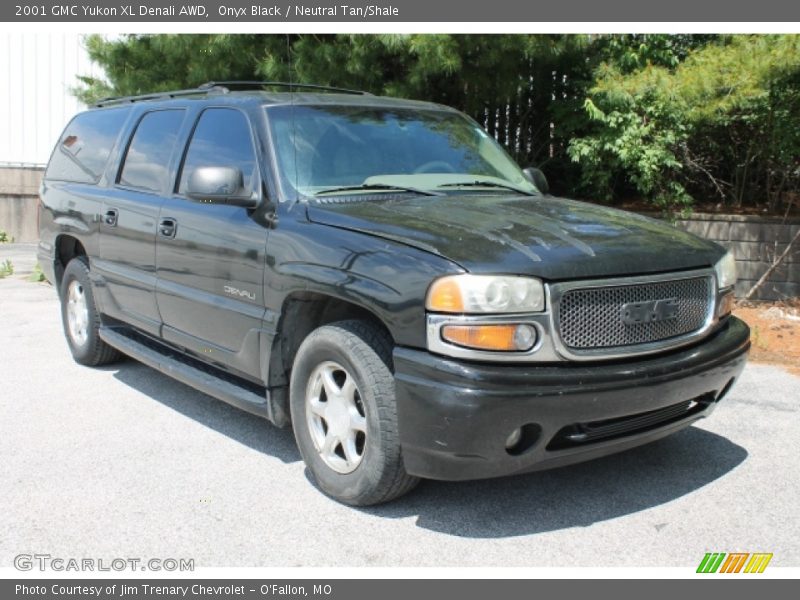Onyx Black / Neutral Tan/Shale 2001 GMC Yukon XL Denali AWD