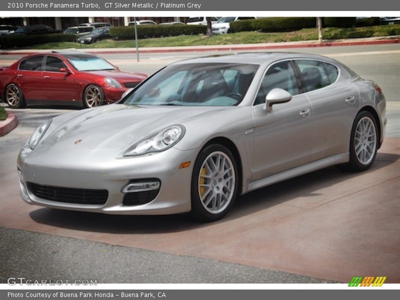 GT Silver Metallic / Platinum Grey 2010 Porsche Panamera Turbo