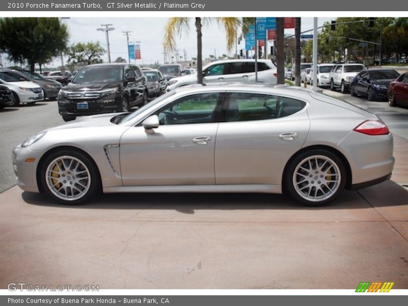 GT Silver Metallic / Platinum Grey 2010 Porsche Panamera Turbo