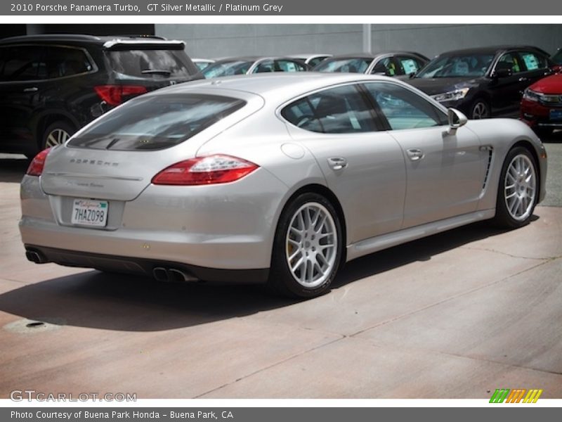 GT Silver Metallic / Platinum Grey 2010 Porsche Panamera Turbo