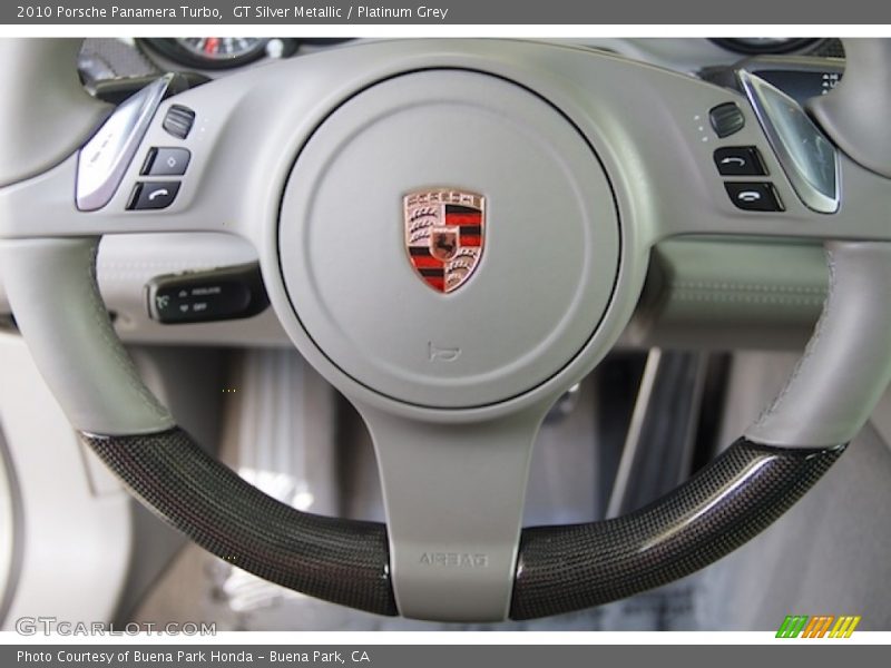 GT Silver Metallic / Platinum Grey 2010 Porsche Panamera Turbo