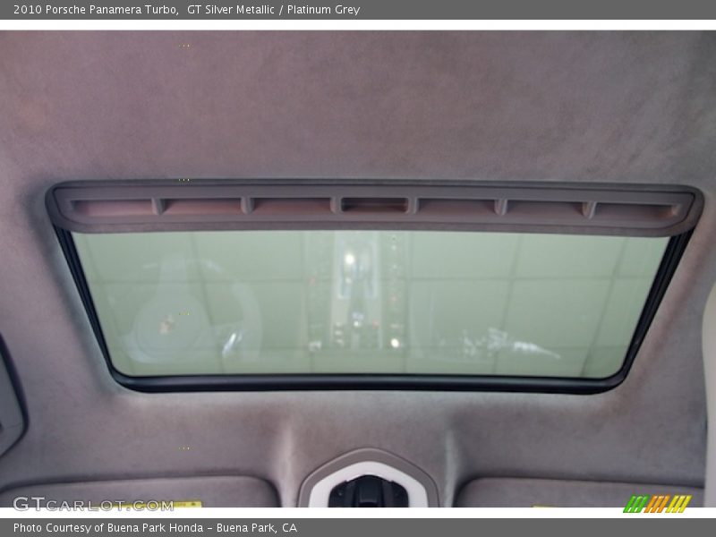 GT Silver Metallic / Platinum Grey 2010 Porsche Panamera Turbo