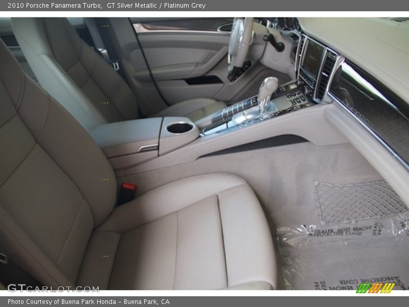 GT Silver Metallic / Platinum Grey 2010 Porsche Panamera Turbo