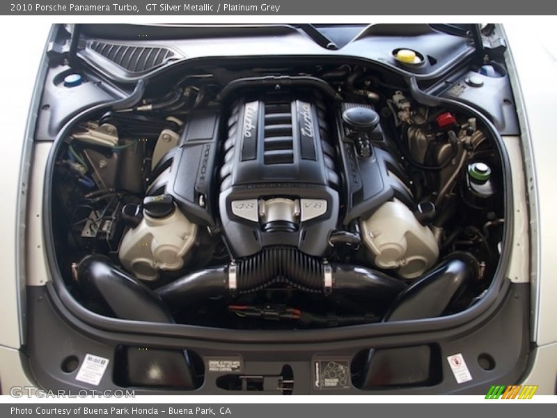 GT Silver Metallic / Platinum Grey 2010 Porsche Panamera Turbo