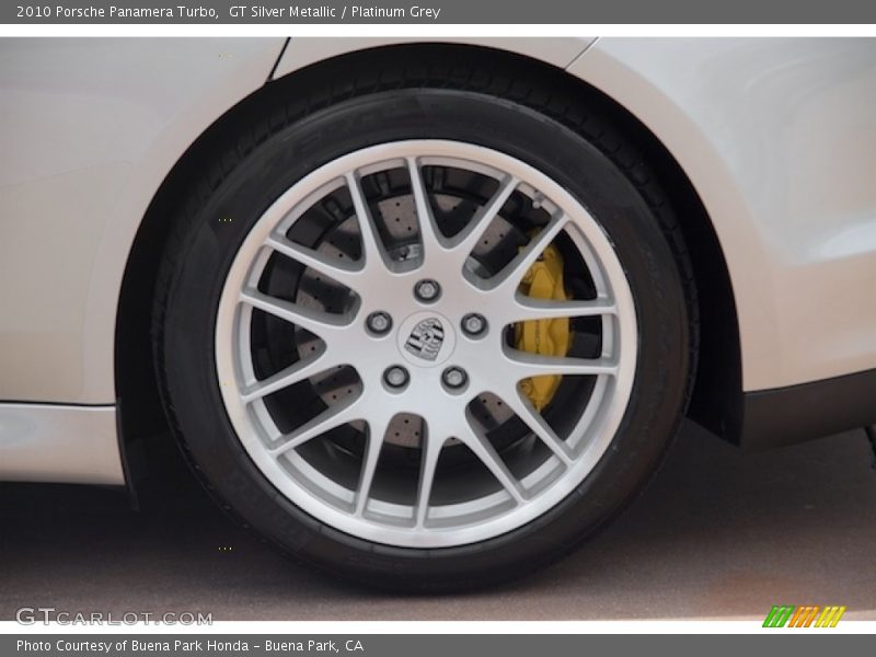 GT Silver Metallic / Platinum Grey 2010 Porsche Panamera Turbo