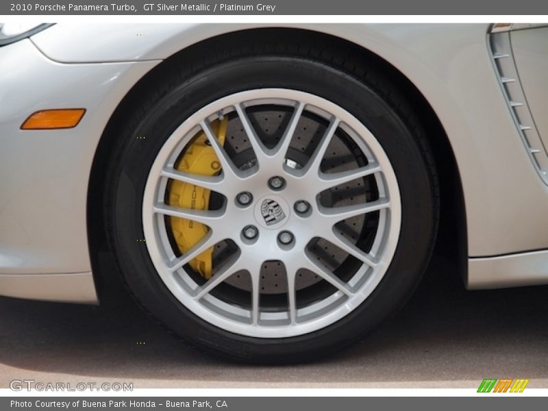 GT Silver Metallic / Platinum Grey 2010 Porsche Panamera Turbo