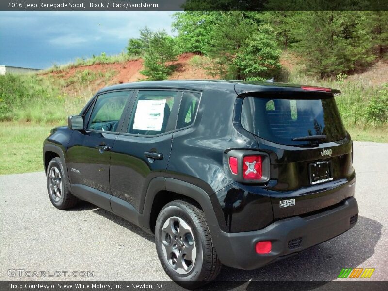 Black / Black/Sandstorm 2016 Jeep Renegade Sport