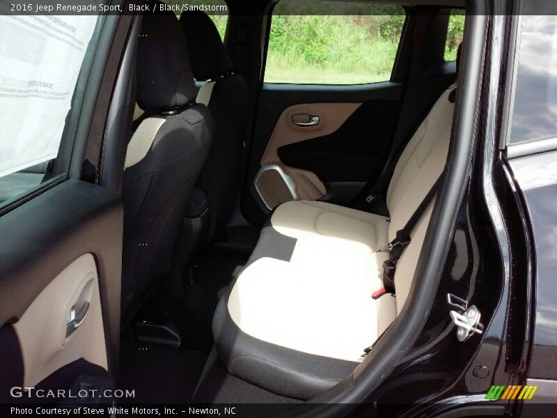 Black / Black/Sandstorm 2016 Jeep Renegade Sport