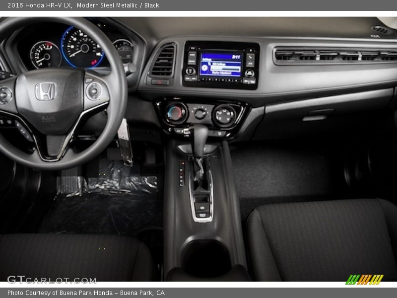 Modern Steel Metallic / Black 2016 Honda HR-V LX