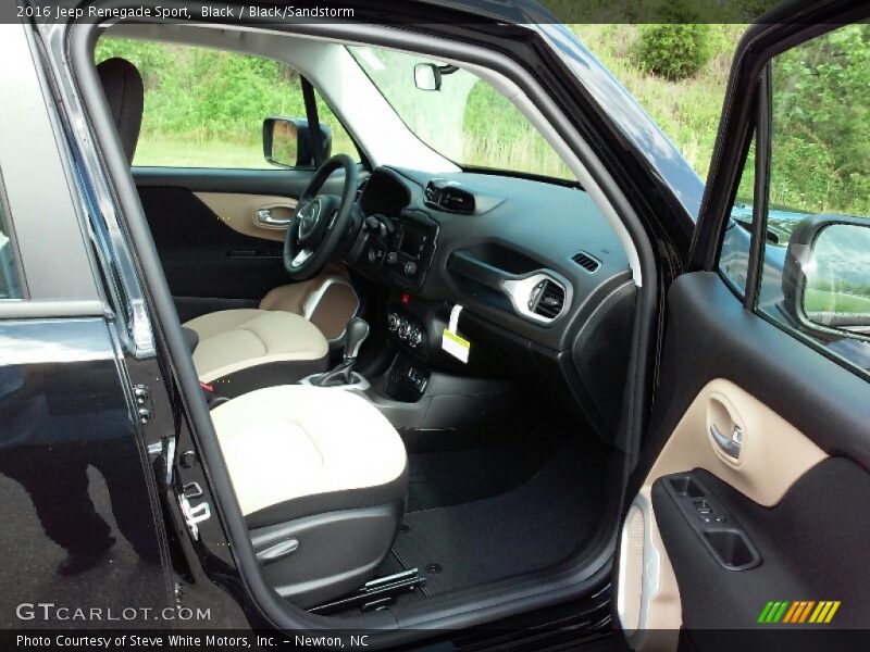 Black / Black/Sandstorm 2016 Jeep Renegade Sport