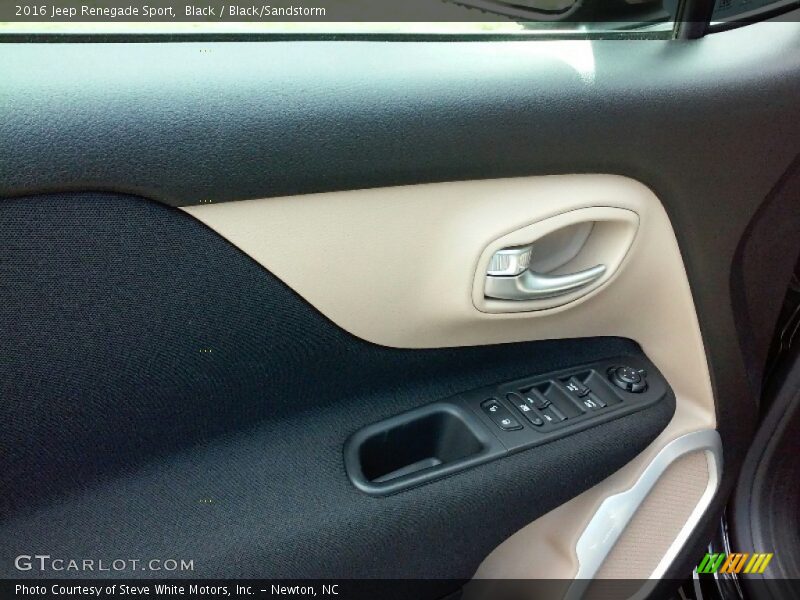 Black / Black/Sandstorm 2016 Jeep Renegade Sport