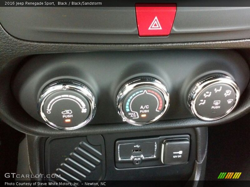 Black / Black/Sandstorm 2016 Jeep Renegade Sport