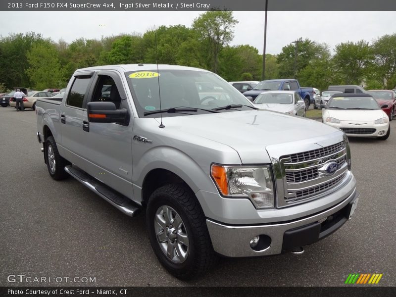 Ingot Silver Metallic / Steel Gray 2013 Ford F150 FX4 SuperCrew 4x4