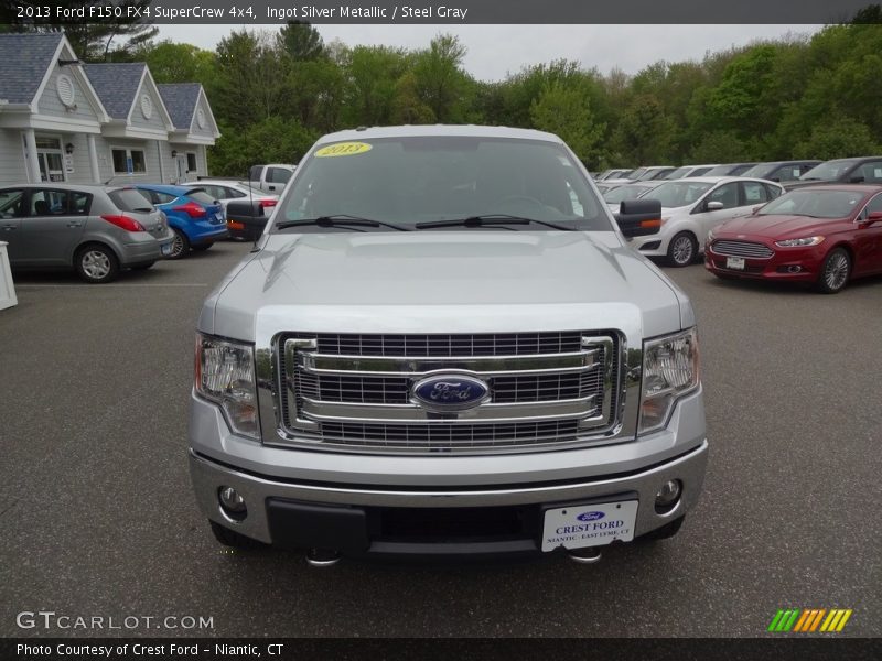 Ingot Silver Metallic / Steel Gray 2013 Ford F150 FX4 SuperCrew 4x4