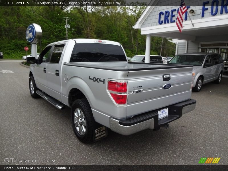 Ingot Silver Metallic / Steel Gray 2013 Ford F150 FX4 SuperCrew 4x4