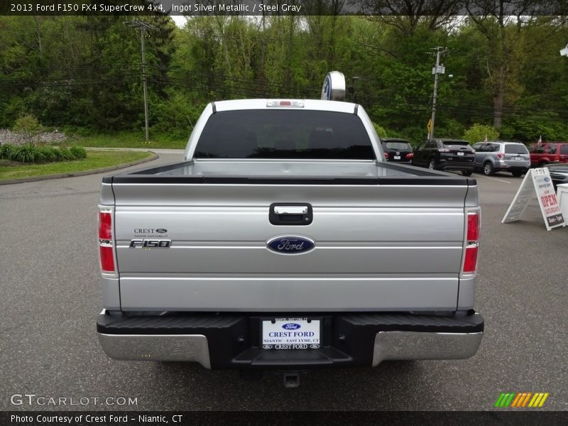 Ingot Silver Metallic / Steel Gray 2013 Ford F150 FX4 SuperCrew 4x4