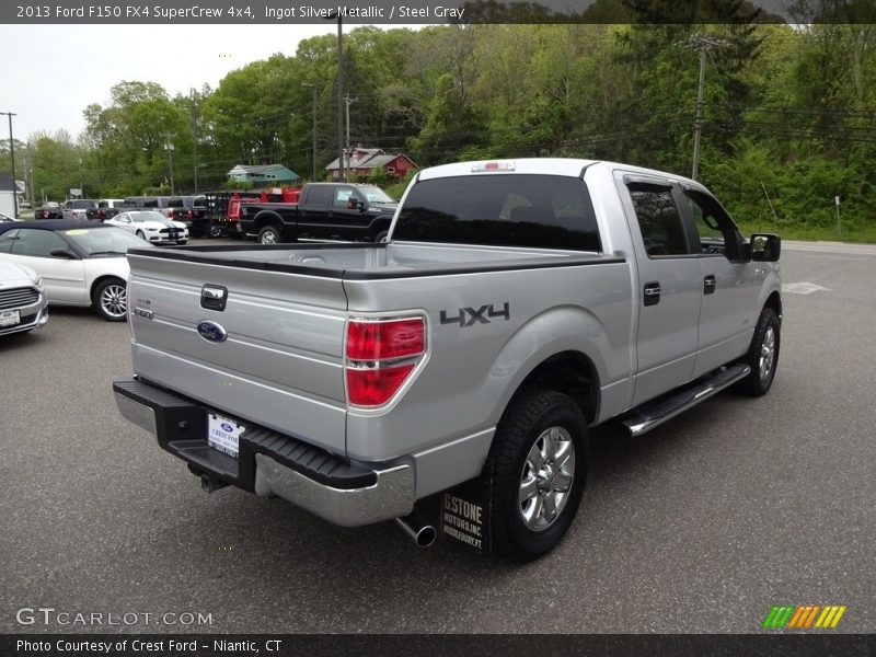 Ingot Silver Metallic / Steel Gray 2013 Ford F150 FX4 SuperCrew 4x4