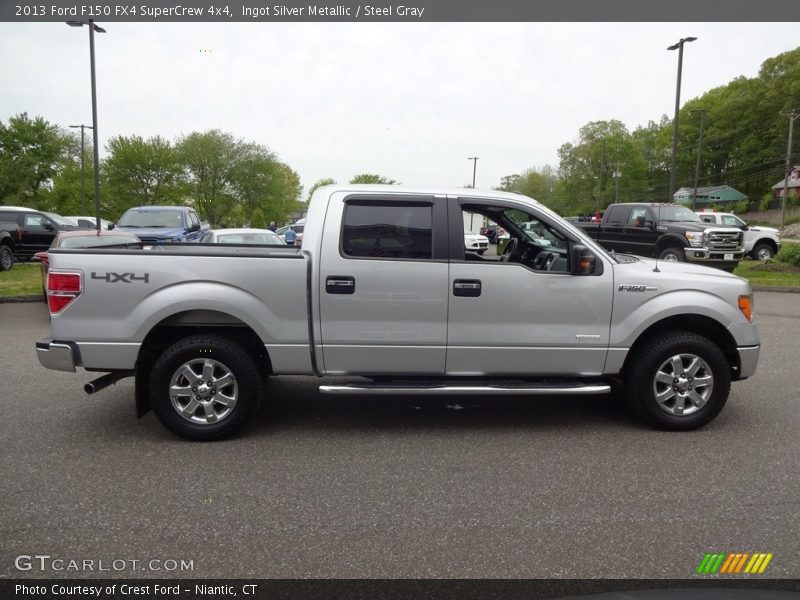 Ingot Silver Metallic / Steel Gray 2013 Ford F150 FX4 SuperCrew 4x4