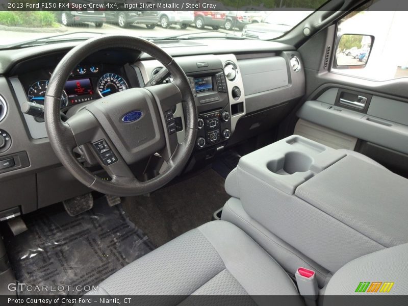 Ingot Silver Metallic / Steel Gray 2013 Ford F150 FX4 SuperCrew 4x4