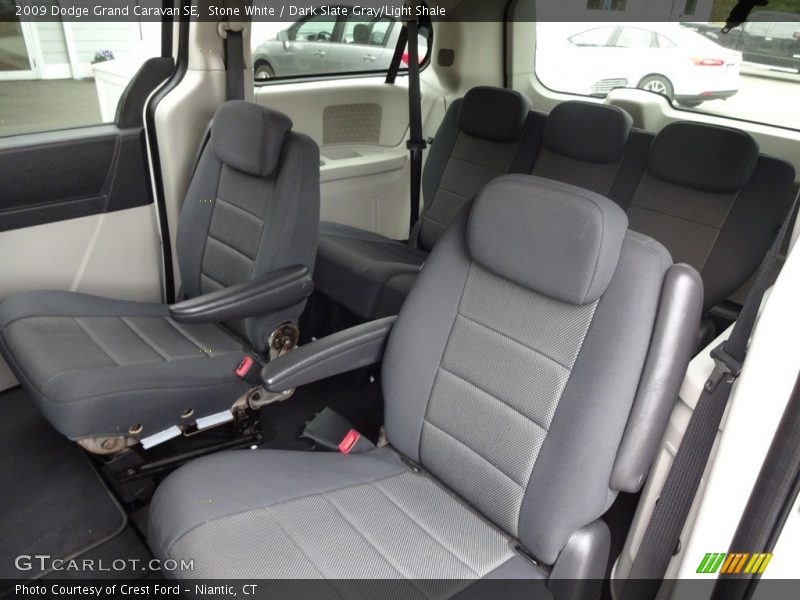 Stone White / Dark Slate Gray/Light Shale 2009 Dodge Grand Caravan SE