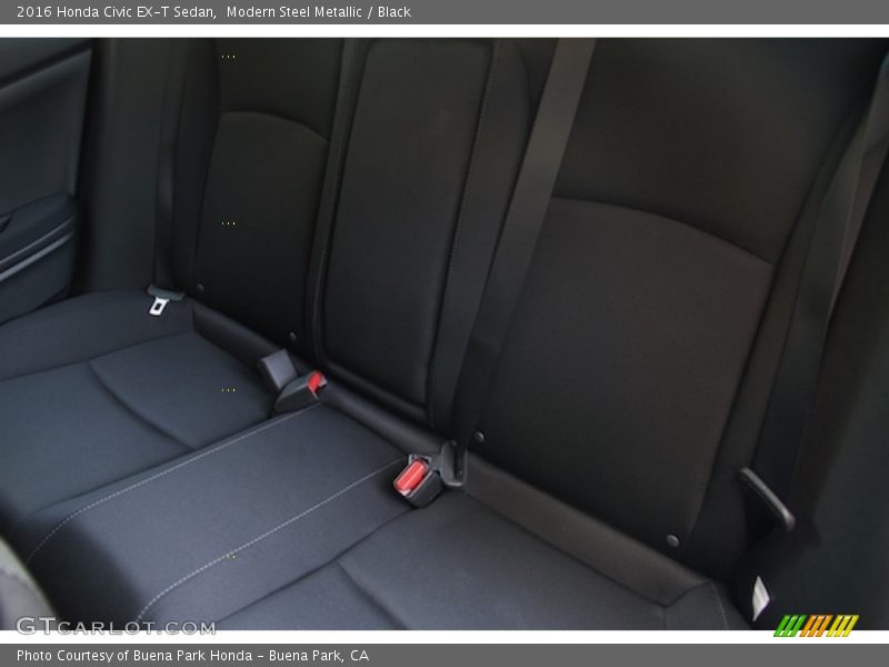 Modern Steel Metallic / Black 2016 Honda Civic EX-T Sedan