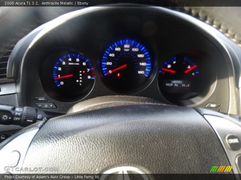 Anthracite Metallic / Ebony 2006 Acura TL 3.2