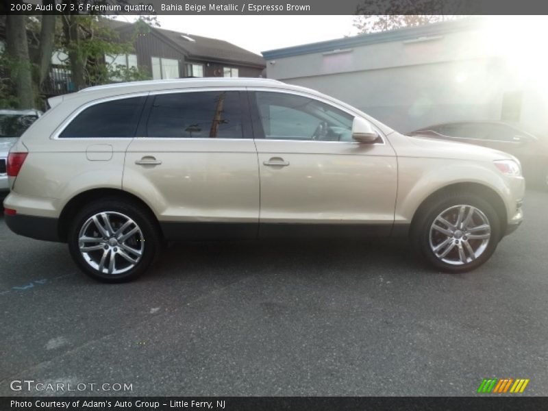 Bahia Beige Metallic / Espresso Brown 2008 Audi Q7 3.6 Premium quattro