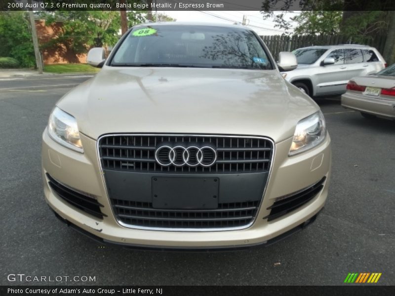 Bahia Beige Metallic / Espresso Brown 2008 Audi Q7 3.6 Premium quattro