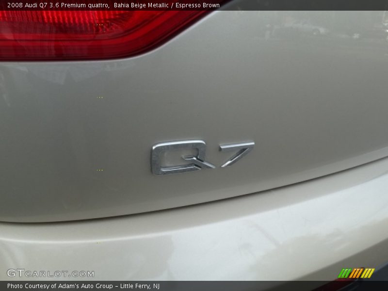 Bahia Beige Metallic / Espresso Brown 2008 Audi Q7 3.6 Premium quattro