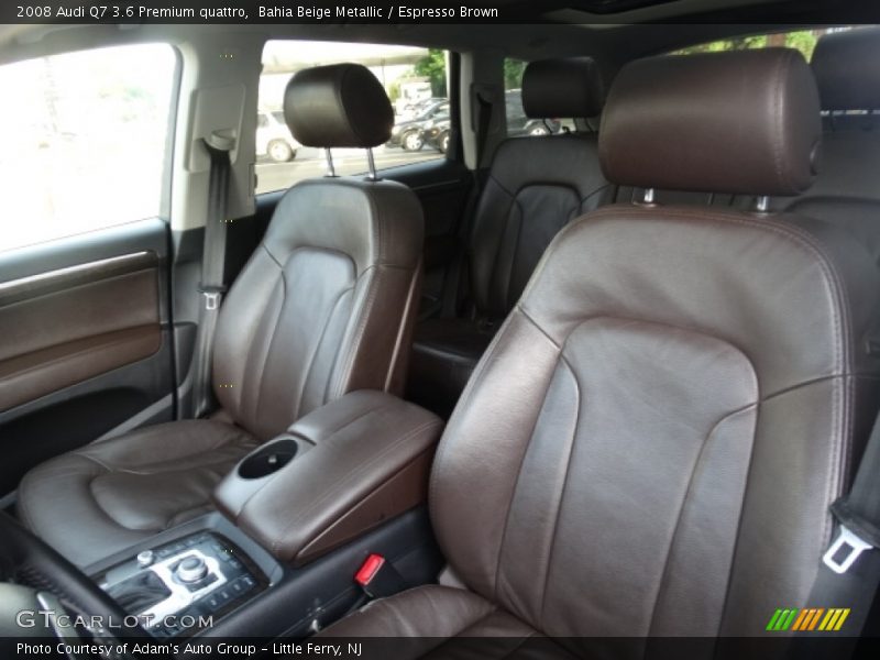 Bahia Beige Metallic / Espresso Brown 2008 Audi Q7 3.6 Premium quattro