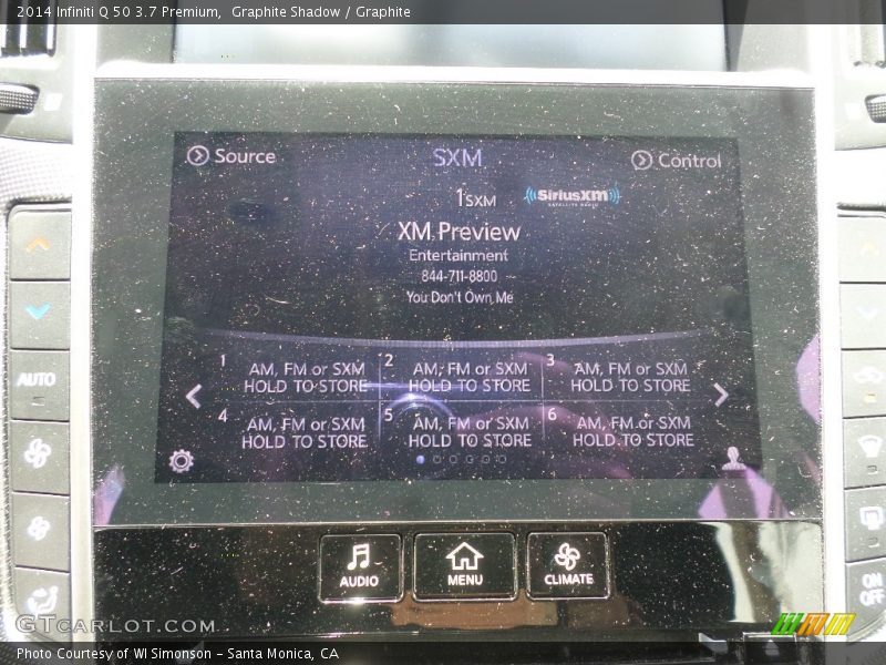 Graphite Shadow / Graphite 2014 Infiniti Q 50 3.7 Premium