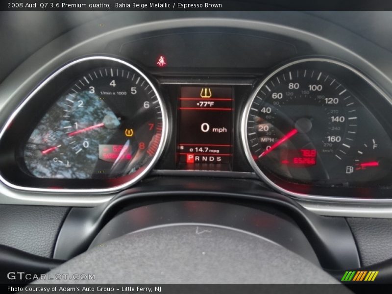 Bahia Beige Metallic / Espresso Brown 2008 Audi Q7 3.6 Premium quattro