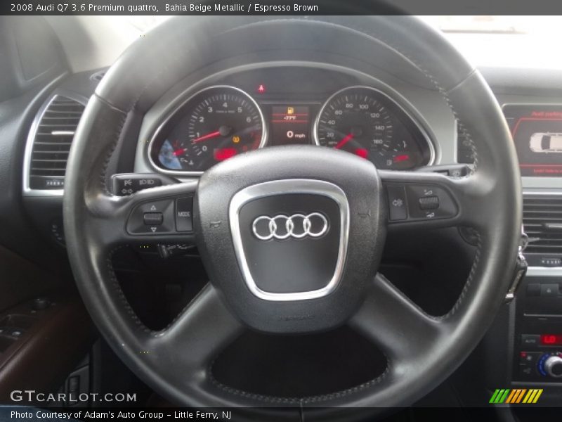 Bahia Beige Metallic / Espresso Brown 2008 Audi Q7 3.6 Premium quattro