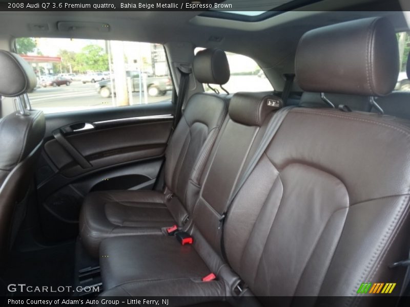 Bahia Beige Metallic / Espresso Brown 2008 Audi Q7 3.6 Premium quattro
