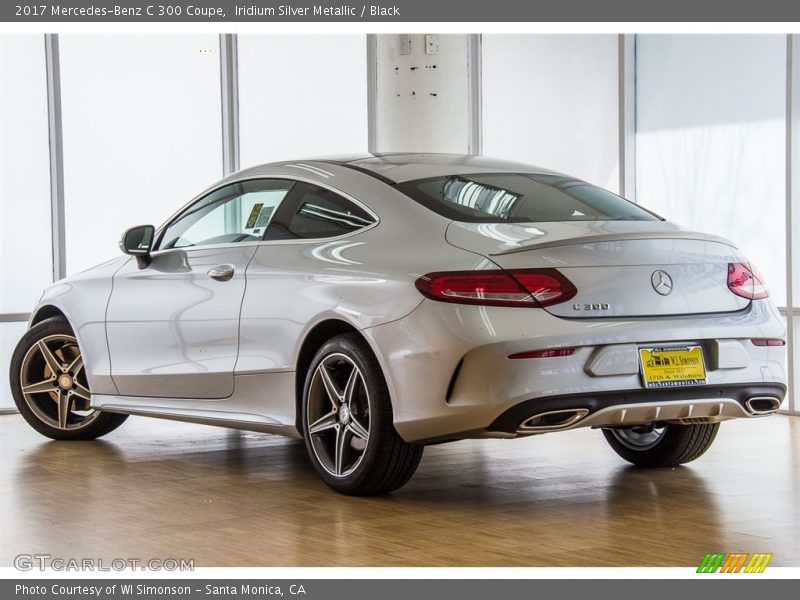 Iridium Silver Metallic / Black 2017 Mercedes-Benz C 300 Coupe