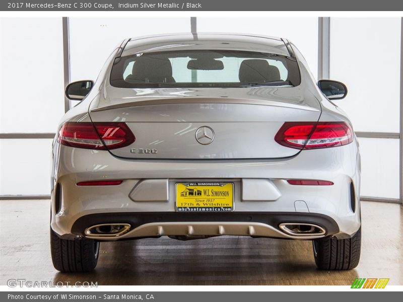 Iridium Silver Metallic / Black 2017 Mercedes-Benz C 300 Coupe