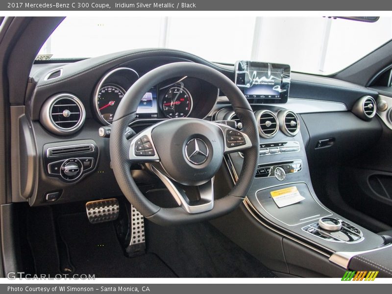 Iridium Silver Metallic / Black 2017 Mercedes-Benz C 300 Coupe