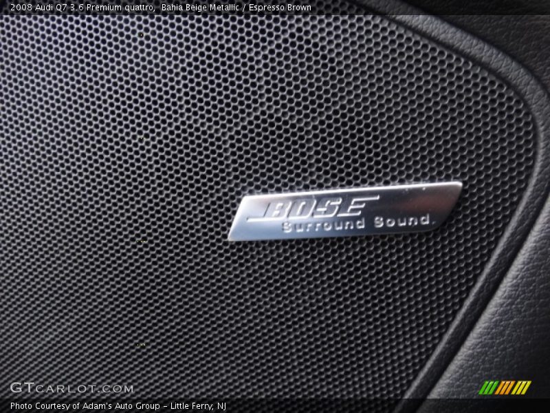 Bahia Beige Metallic / Espresso Brown 2008 Audi Q7 3.6 Premium quattro