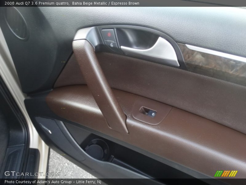 Bahia Beige Metallic / Espresso Brown 2008 Audi Q7 3.6 Premium quattro