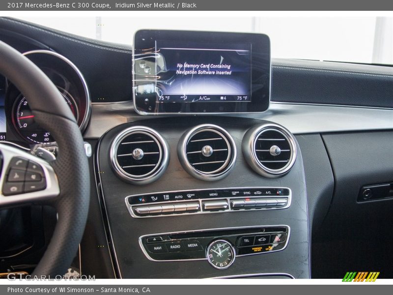 Iridium Silver Metallic / Black 2017 Mercedes-Benz C 300 Coupe