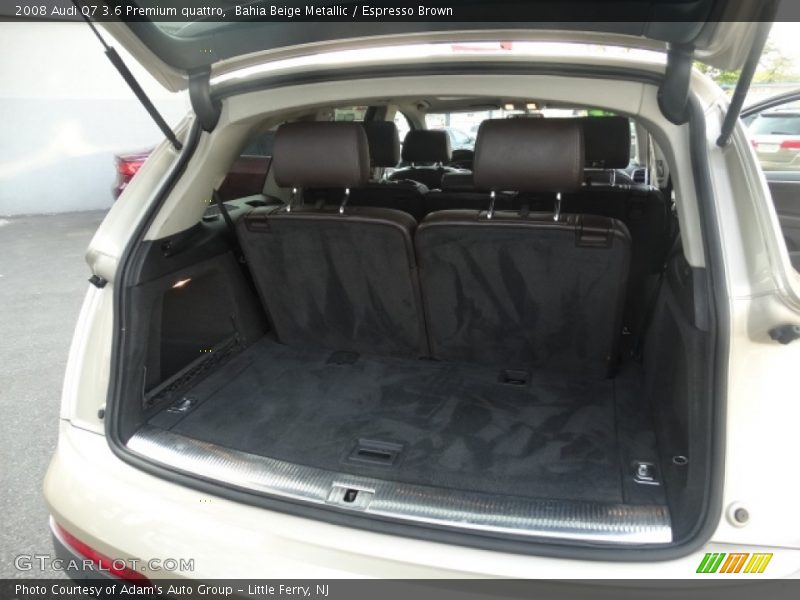 Bahia Beige Metallic / Espresso Brown 2008 Audi Q7 3.6 Premium quattro