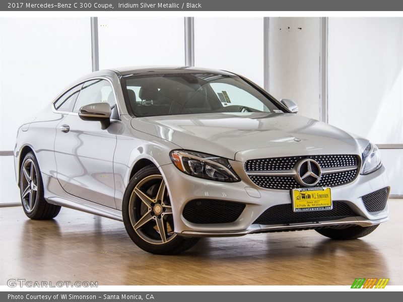 Iridium Silver Metallic / Black 2017 Mercedes-Benz C 300 Coupe